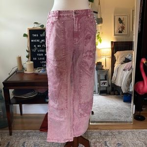 Anthropologie pink pants